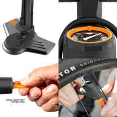 SKS Bomba de aire con manómetro AIRMOTION 12.0 4002556971045