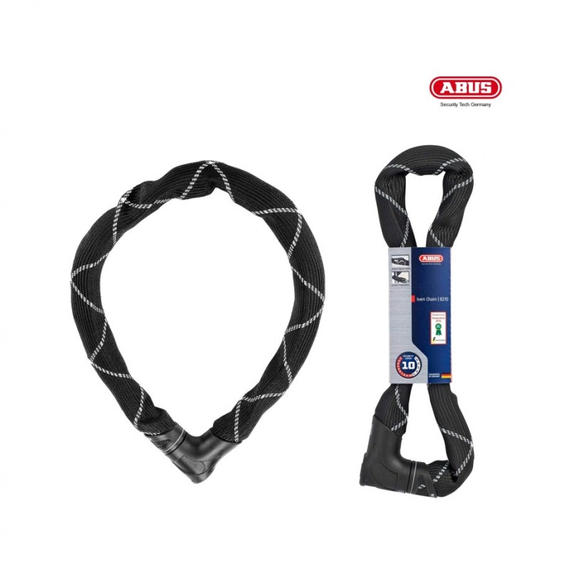 ABUS Chain padlock with security level IVEN STEEL-O-CHAIN 8210/85 10 4003318551529