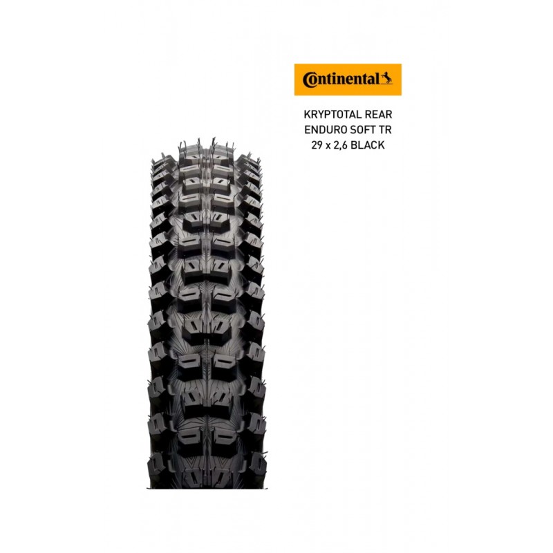 CONTINENTAL Cubierta neumatico para bicicleta KRYPTOTAL REAR ENDURO SOFT TR 29 X 2.6 4019238063080