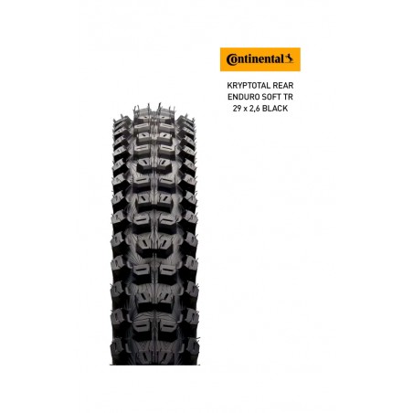 CONTINENTAL Cubierta neumatico para bicicleta KRYPTOTAL REAR ENDURO SOFT TR 29 X 2.6 4019238063080