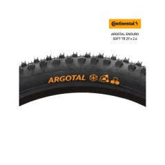 CONTINENTAL Cubierta neumatico para bicicleta ARGOTAL ENDURO SOFT TR 29 X 2.6 4019238067958