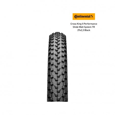 CONTINENTAL Cubierta neumatico para bicicleta CROSS KING II PERFORMANCE SHIELDWALL SYSTEM TR 29X2,3 4019238798326