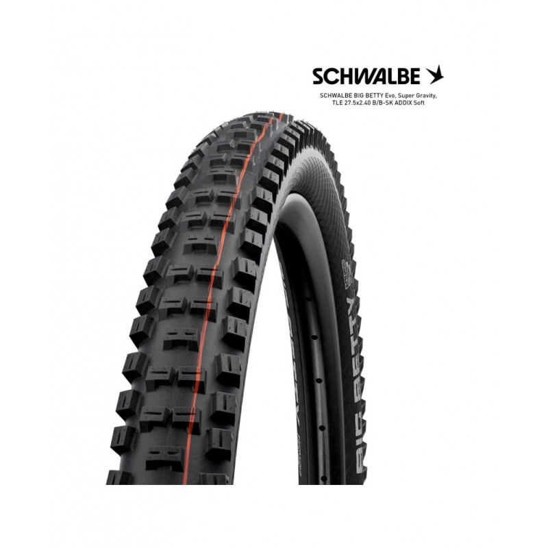 SCHWALBE Tire for bicycle BIG BETTY EVO SUPER GRAVITY ADDIX SOFT 27.5X2.40 B/B-SK 4026495877893
