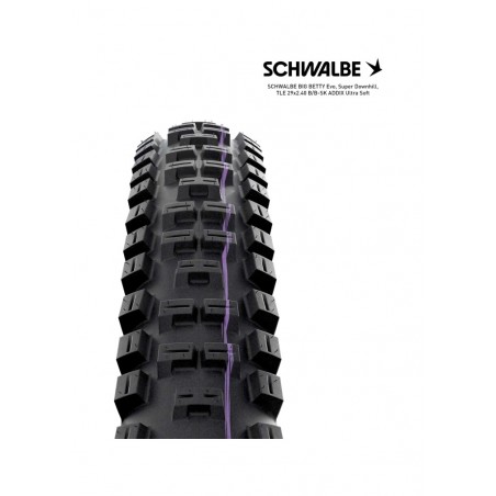 SCHWALBE Downhill bike tire cover BIG BETTY EVO SUPER ADDIX ULTRA SOFT 29X2.40 B/B-SK 4026495880633
