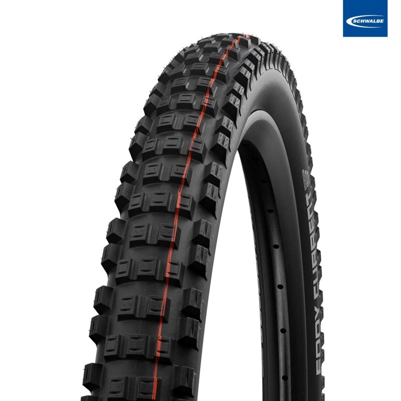 SCHWALBE Cubierta neumático trasero bicicleta EDDY CURRENT REAR EVO SUPER GRAVITY TLE 29X2.60 B/B-SK PARA MTB 4026495880992
