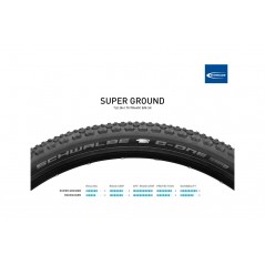 SCHWALBE Tire for bicycle G-ONE ULTRABITE EVO SUPER GROUND TLE 28X1.70 700X45C B/B-SK 4026495886420