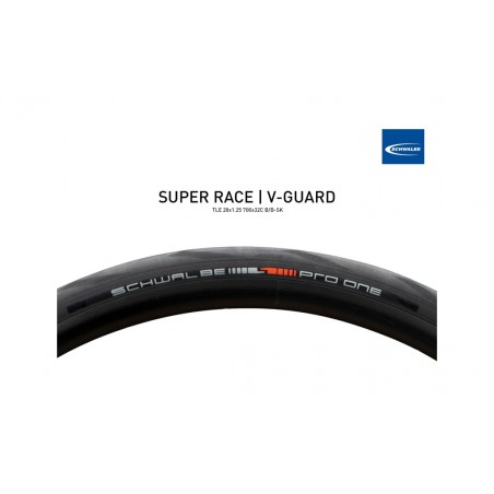 SCHWALBE Tire for bicycle PRO ONE EVO SUPER RACE V-GUARD TLE 28X1.25 700X32C B/B-SK TUBELESS READY 4026495891066