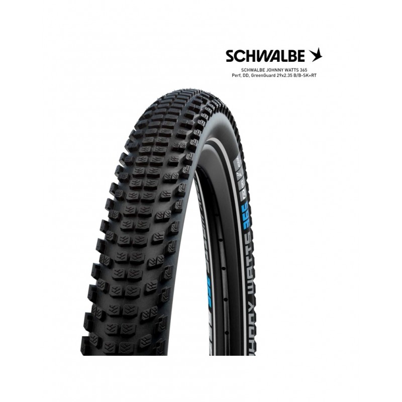 SCHWALBE Tire for bicycle JOHNNY WATTS 365 PERF DD GREENGUARD 29X2.35 B/B-SK+RT 4026495907439