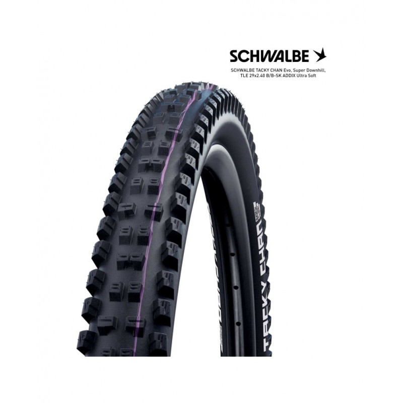 SCHWALBE Tire for bicycle TACKY CHAN EVO SUPER DOWNHILL ULTRA SOFT 29X2.40 B/B-SK 4026495926683