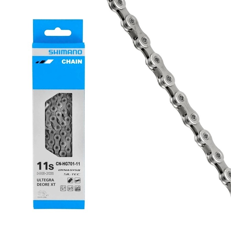 SHIMANO Cadena para bicicleta CN-HG701 11V 126 LINKS 4550170378615