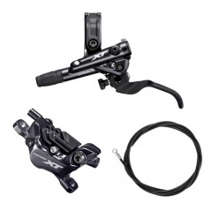 SHIMANO Front bicycle disc brake kit with hose BL-M8100 + BR-M8120 4 PISTONES XT 4550170447328