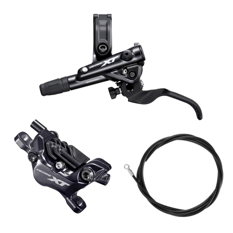 SHIMANO Front bicycle disc brake kit with hose BL-M8100 + BR-M8120 4 PISTONES XT 4550170447328