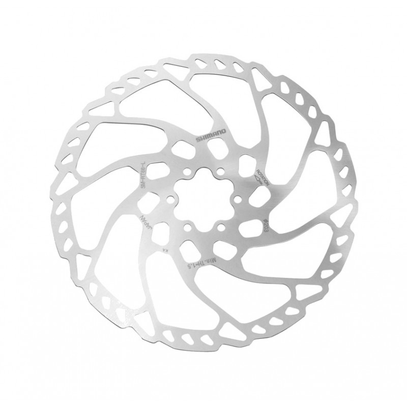 SHIMANO Disco de freno bicicleta 203MM 6-TORNILLOS SM-RT66 MTB 4550170598341