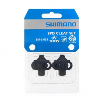 SHIMANO Calas unidireccionales para pedal SM-SH51 SPD MTB 4550170646967