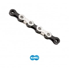 KMC Bicycle chain X-11 11V 118 LINKS 242 G SILVER/BLACK 4715575890302