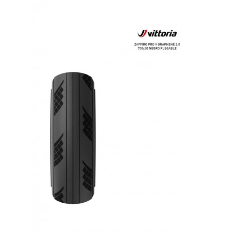 VITTORIA Neumático plegable con tecnología graphene ZAFFIRO PRO V 2.0 700X30 8022530024426