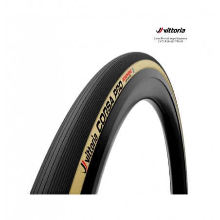 VITTORIA Cubierta neumatico para bicicleta CORSA PRO GRAPHENE 2.0 TLR 700X28 TUBELESS READY 8022530026727