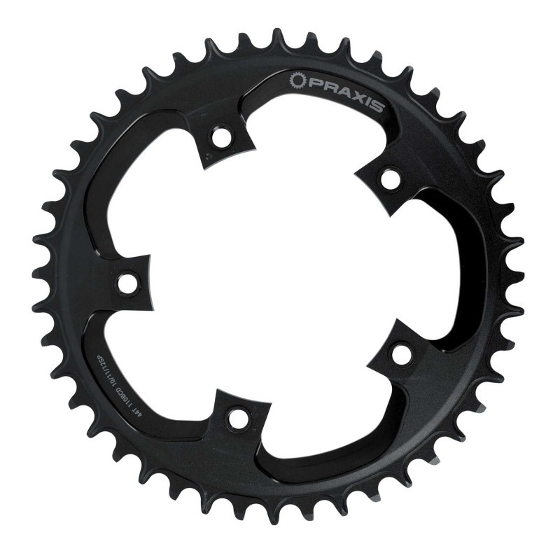 PRAXIS Chainring for road e-bike transmission 110BCD THREADED 44T 850033390841