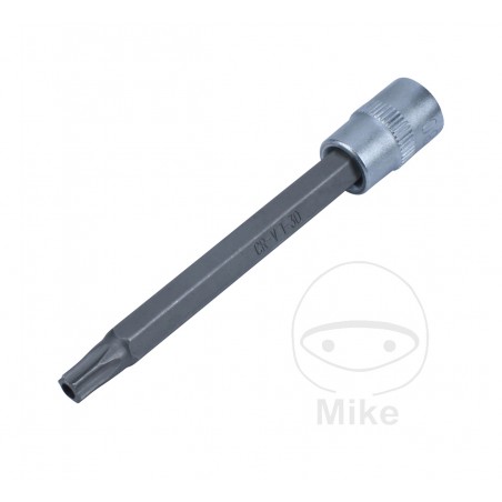 punta de destornillador torx con agujero 1/4 85 mm t30