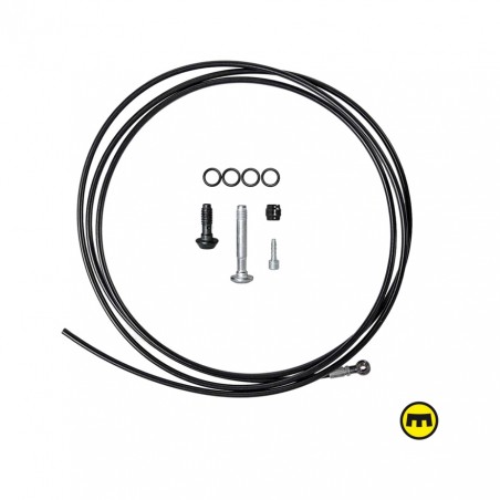 MAGURA Latiguillo para freno de disco con banjo (DISCTUBE) MT (NO MT2) OLIVA+PIN 2500MM 4055184036051