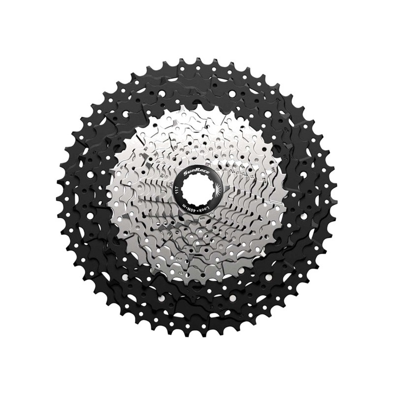 SUN RACE CASSETTE PIÑONES CSMZ603 11-51T METALLIC+BLACK DE 12V 4711264330005