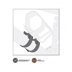 SKS Set de portabidón sin agujeros portabidon ANYWHERE - TOPCAGE 4002556673819