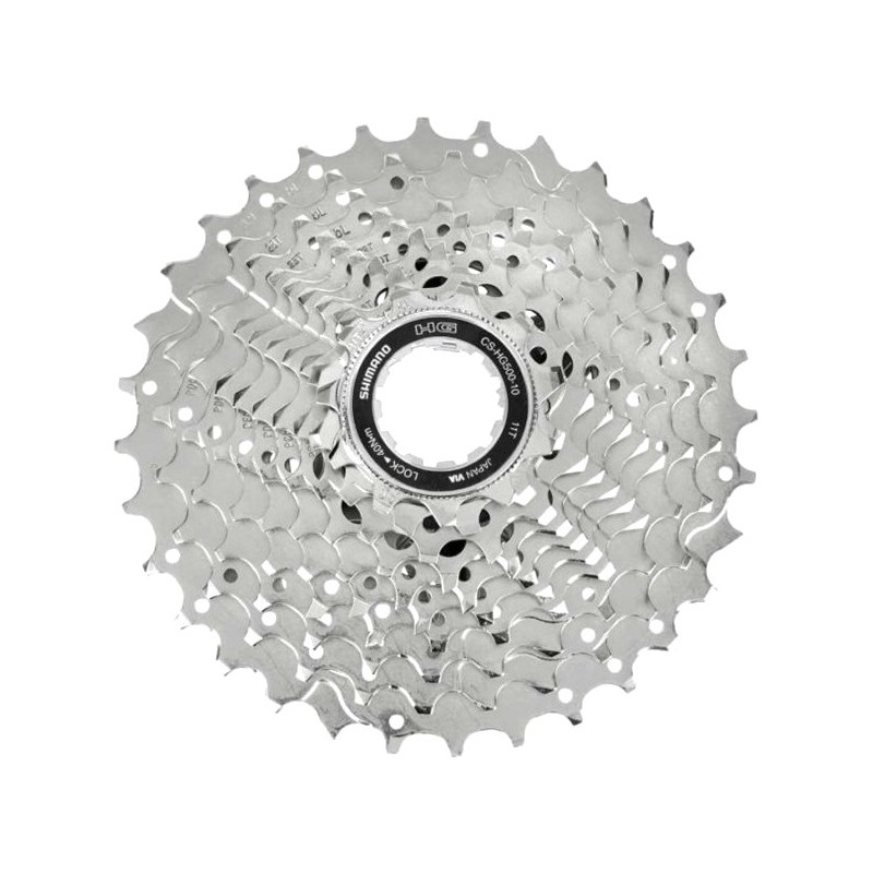 SHIMANO Cassette de piñones para bicicleta CS-HG500 10V 11-32 4524667328209