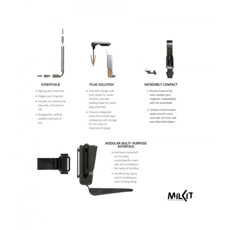 MILKIT Multi herramienta todo en uno HASSLE'OFF 7640174461585