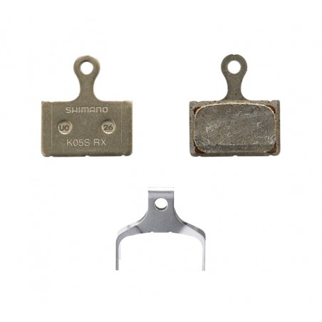 SHIMANO Resin brake pad set with spring included RESINA K05S INCLUYE MUELLE 4550170327309