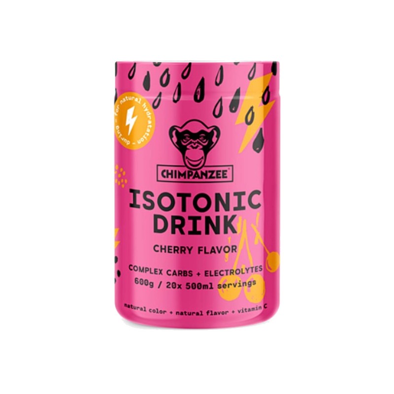 CHIMPANZEE Bebida isotónica en polvo CHERRY 600GR 8594157870736