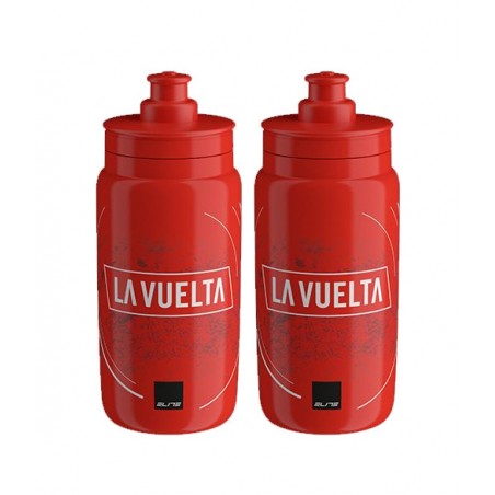 ELITE Bidon botellin 550 ml 2024 FLY VUELTA ESPAÑA ICONIC ROJO 724734