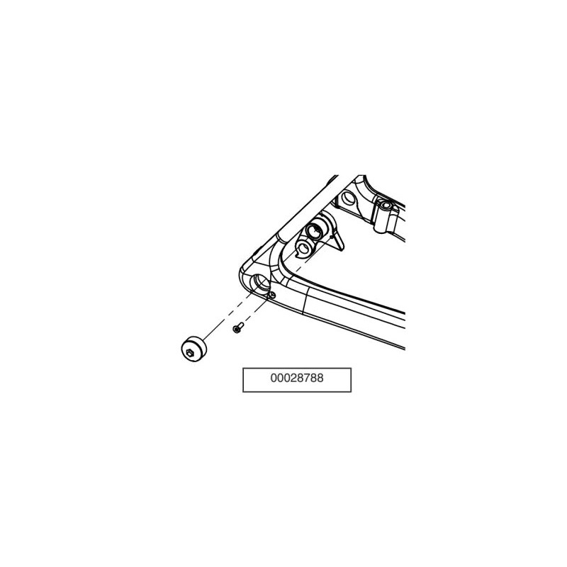 LOOK Change toe post for bike mount 785 HUEZ 2 63014
