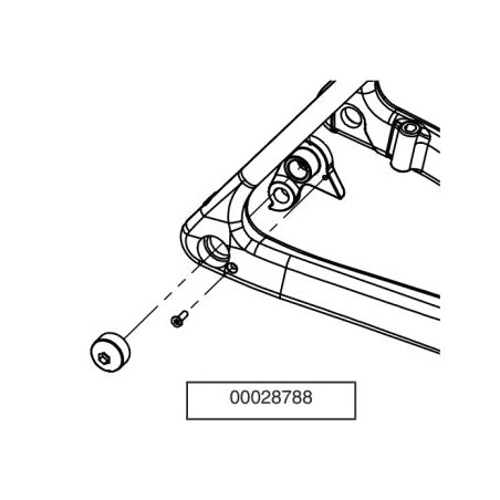 LOOK Change toe post for bike mount 785 HUEZ 2 63014