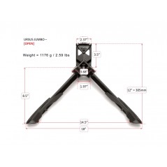 URSUS Rally semicarenado JUMBO - DOUBLE KICKSTAND 300MM 8053677175368