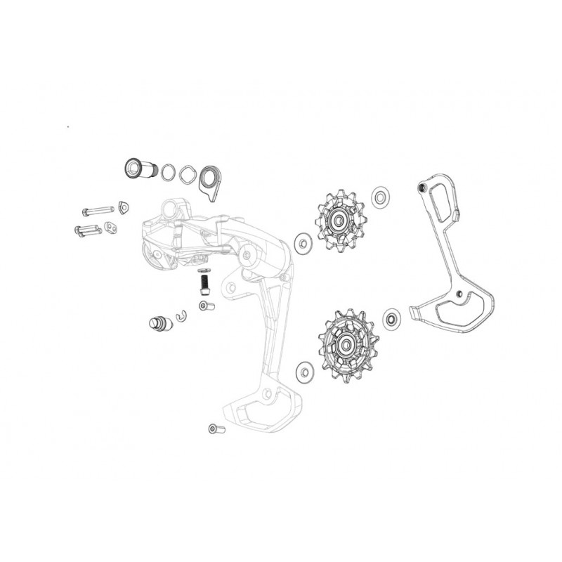 SRAM Semicarenado rally X0 T-TYPE EAGLE AXS 107599