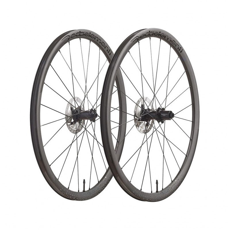 DEDA Set of complete bicycle wheels GERA CENTERLOCK TUBELESS READY SHIMANO HG11 CARBONO POB 713537
