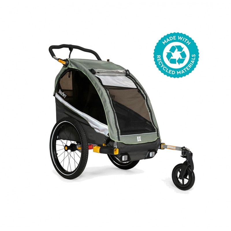 BURLEY Remolque de niño biplaza D'LITE X 722415VAR2