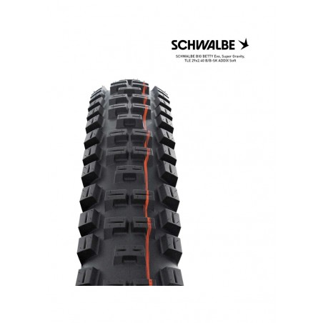 SCHWALBE Tire bicycle BIG BETTY EVO, SUPER GRAVITY, ADDIX SOFT 29X2.40 B/B-SK 4026495880510