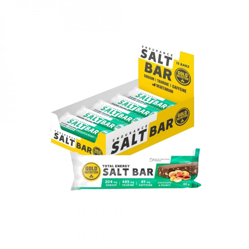 GOLD NUTRITION Salty flavor energy bar ENDURANCE SALT 15U X 40 G 5601607074101