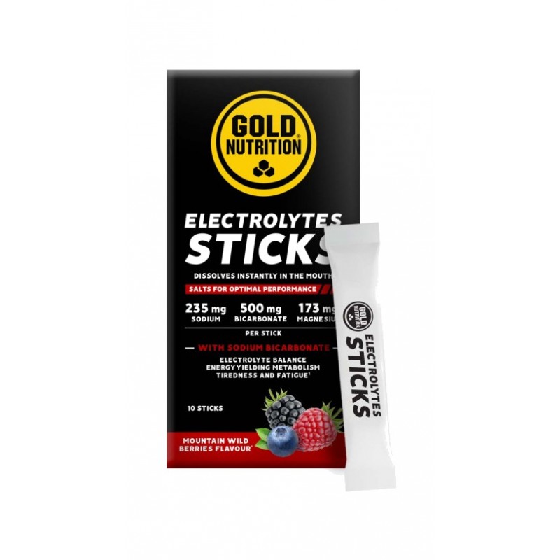 GOLD NUTRITION Electrolyte bars ELECTROLYTES STICKS 10 5601607077201