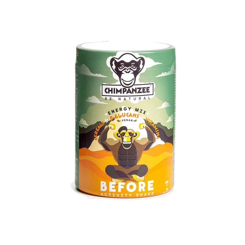 CHIMPANZEE Protein shake for after training BEFORE ACTIVITY SHAKES 420GR 8594157870712
