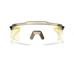 100% BICYCLE GLASSES FOR CYCLING SPORTS AEROCRAFT GLOSS METALLIC BLACK GOLD MIRROR PHOTOCHROMIC 196261017731