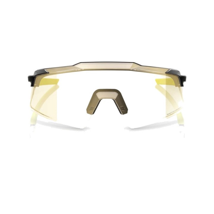 100% GAFAS BICICLETA CICLISMO DEPORTE AEROCRAFT GLOSS METALLIC BLACK GOLD MIRROR PHOTOCHROMIC 196261017731