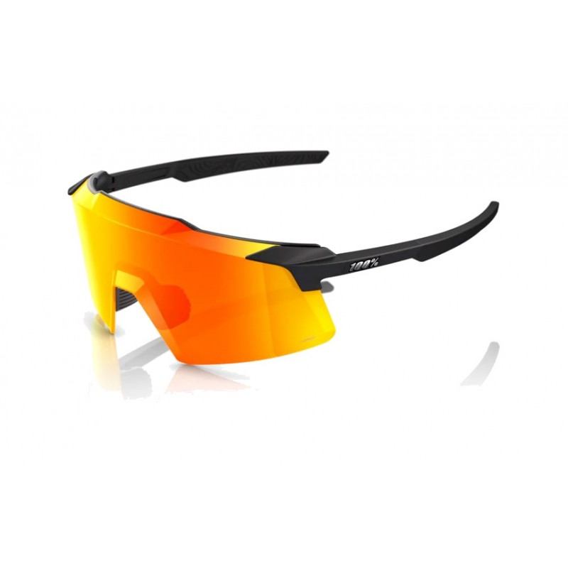 100% GAFAS BICICLETA CICLISMO DEPORTE AEROCRAFT SOFT TACT BLACK HIPER RED MULTILAYER MIRROR 196261017779