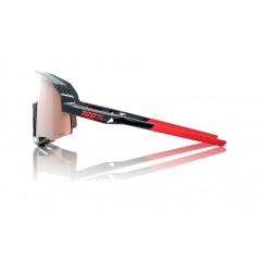 100% BICYCLE GLASSES FOR CYCLING SPORTS SLENDALE GLOSS CARBON FIBER HIPER CRIMSON SILVER MIRROR 196261050059