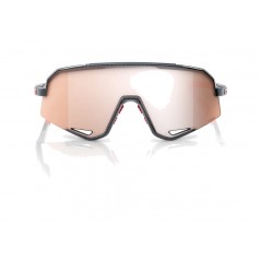 100% BICYCLE GLASSES FOR CYCLING SPORTS SLENDALE GLOSS CARBON FIBER HIPER CRIMSON SILVER MIRROR 196261050059