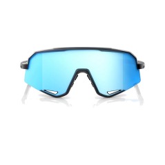 100% GAFAS BICICLETA CICLISMO DEPORTE SLENDALE MATTE BLACK HIPER BLUE MULTILAYER MIRROR 196261050073
