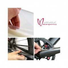 EFFETTO MARIPOSA Invisible adhesive bicycle frame protector SHELTER ZERODUE 0,2 PROTECTION 58MM X 1M ROLL, 0,2MM 7640164681283