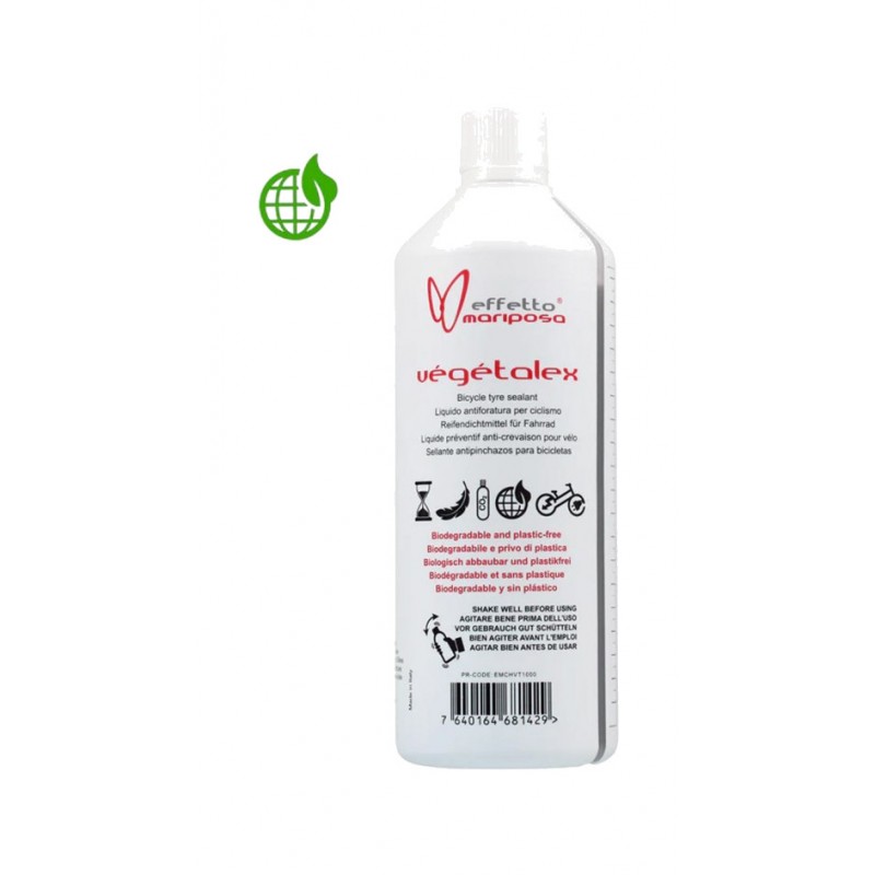 EFFETTO MARIPOSA Liquido sellante antipinchazos bicicleta VÉGÉTALEX 1000ML 7640164681429