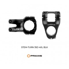 PRAXIS Tija potencia de dirección STEM TURN 35D 40L 850054960306